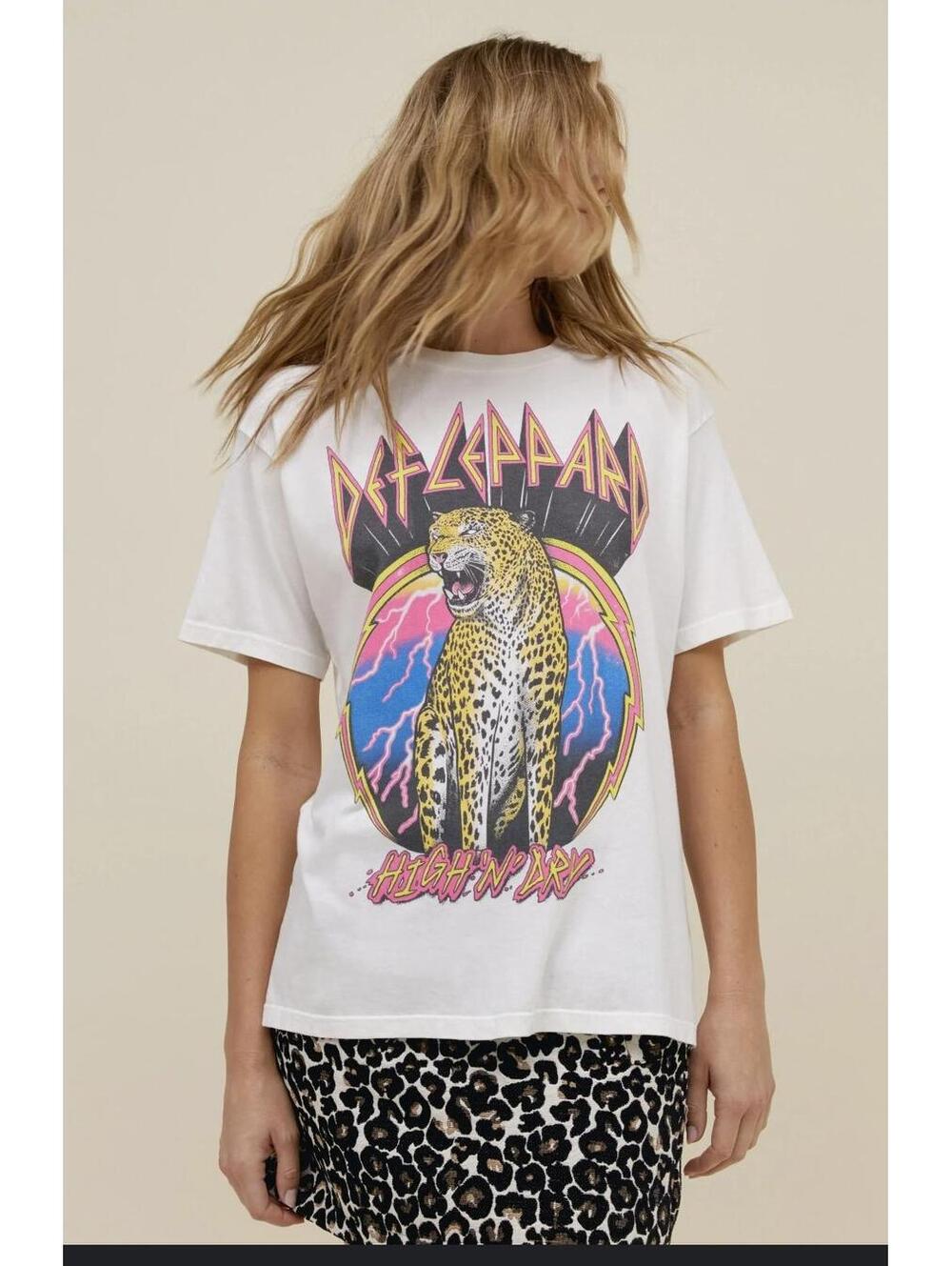 Daydreamer Def Leppard High 'N' Dry Graphic Tee (M)